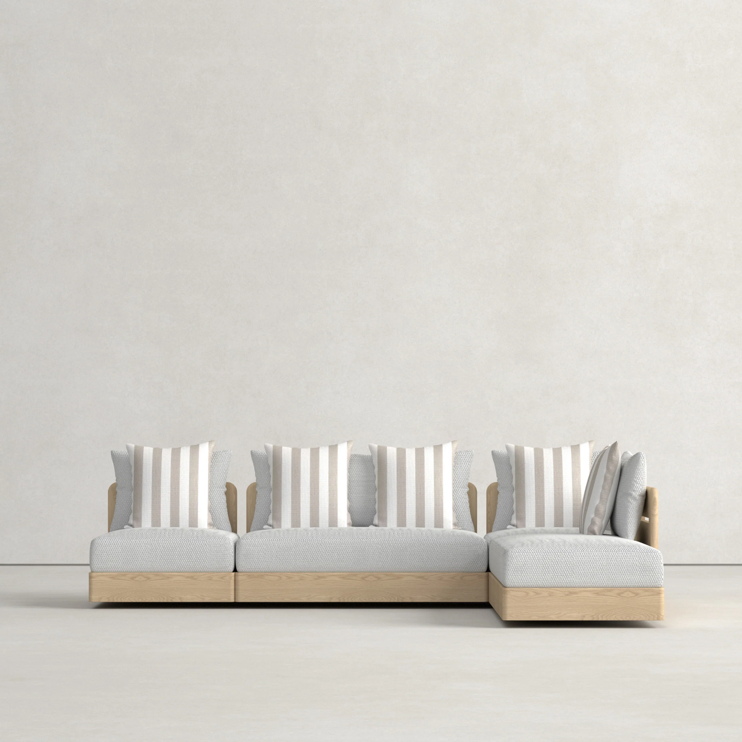FERRAT SECTIONAL WOOD BASE