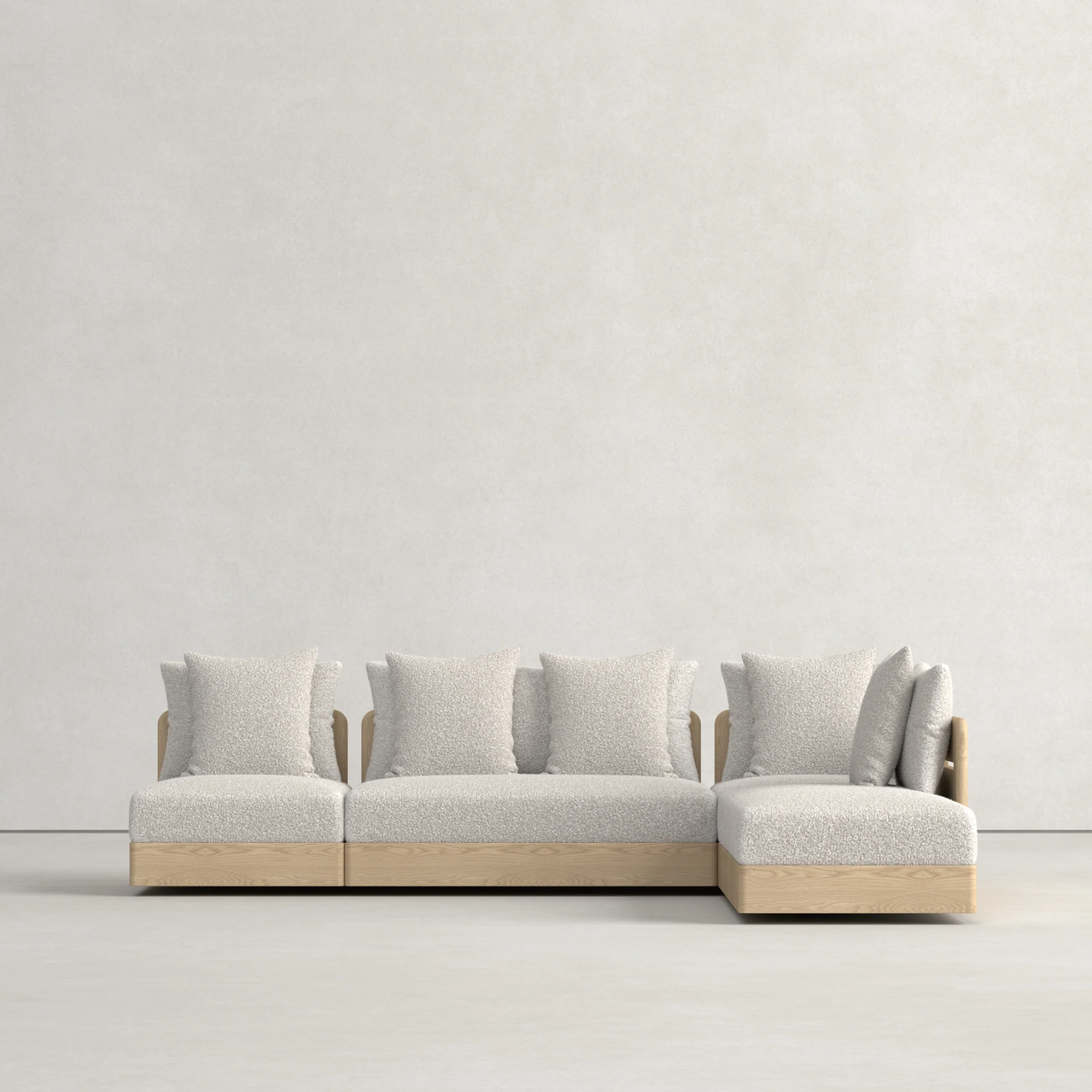 FERRAT SECTIONAL WOOD BASE - Image 6