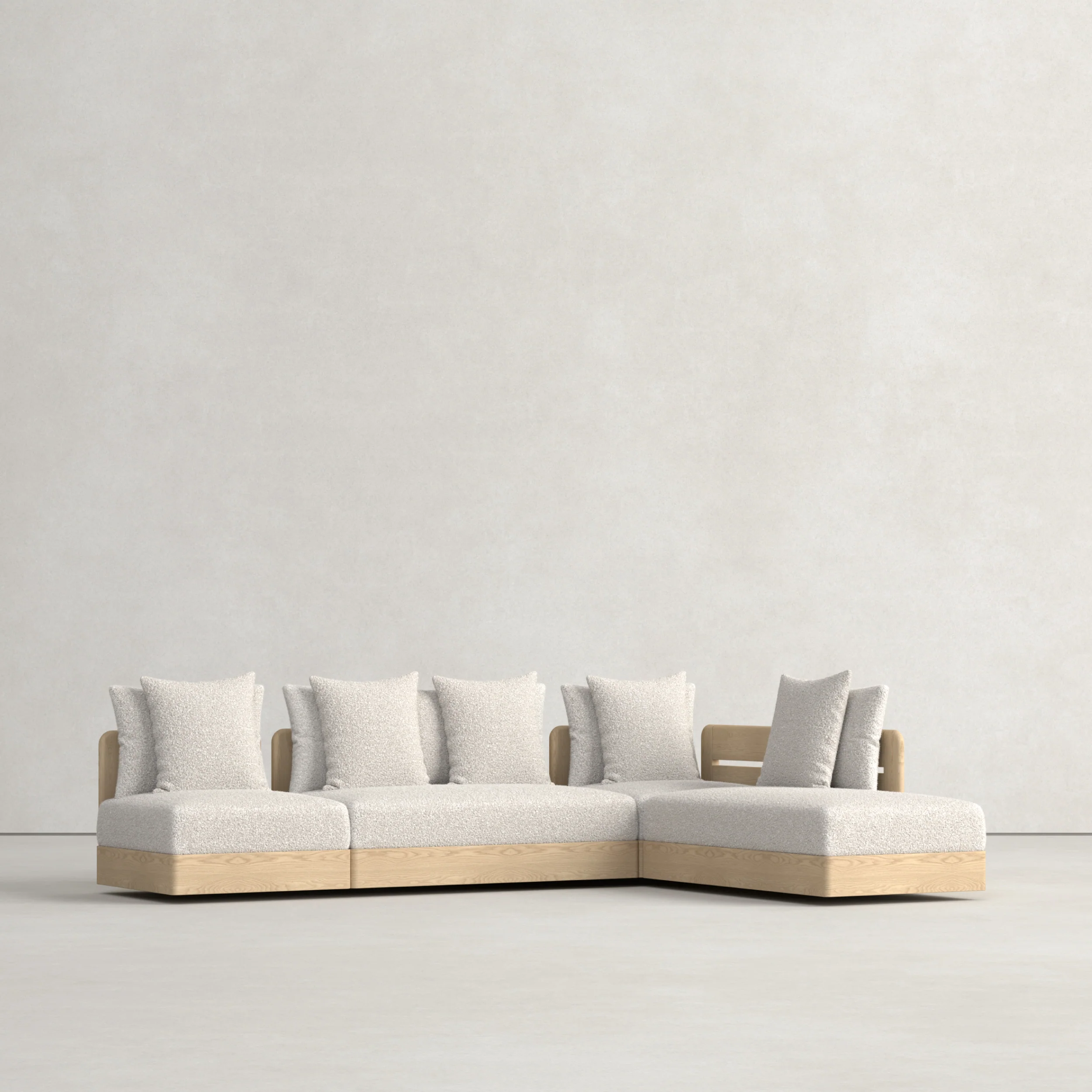 FERRAT SECTIONAL WOOD BASE - Image 7